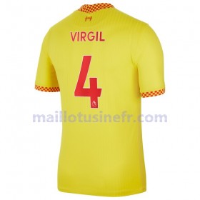 Maillot de Foot Liverpool Virgil van Dijk 4 Troisième 2021-22